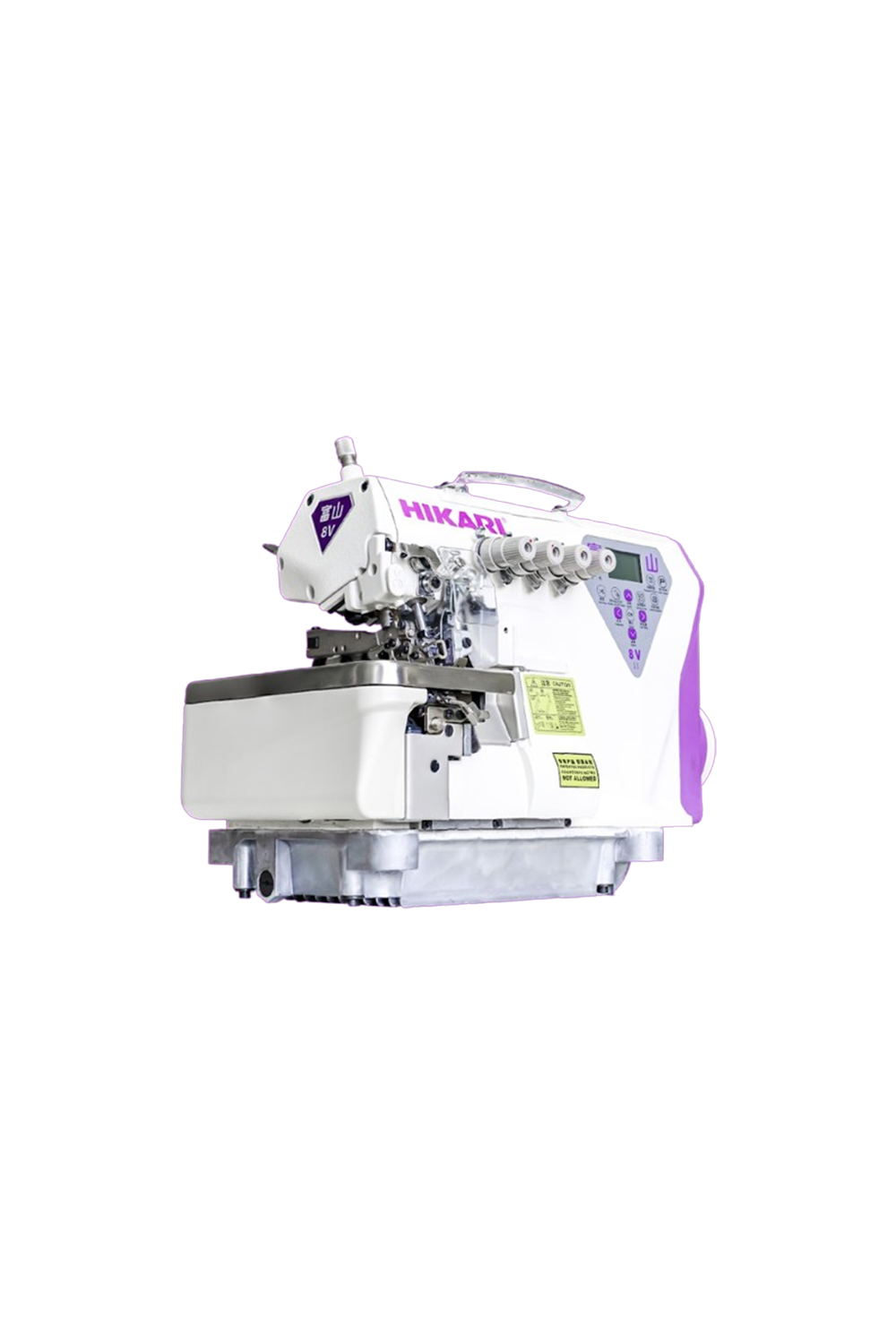 Hikari new generation of computerized direct drive top feed high speed overlock sewing machines